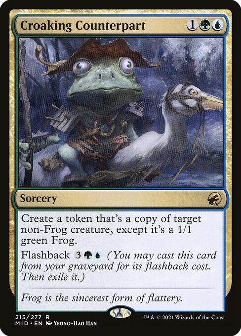 Croaking Counterpart [Foil]