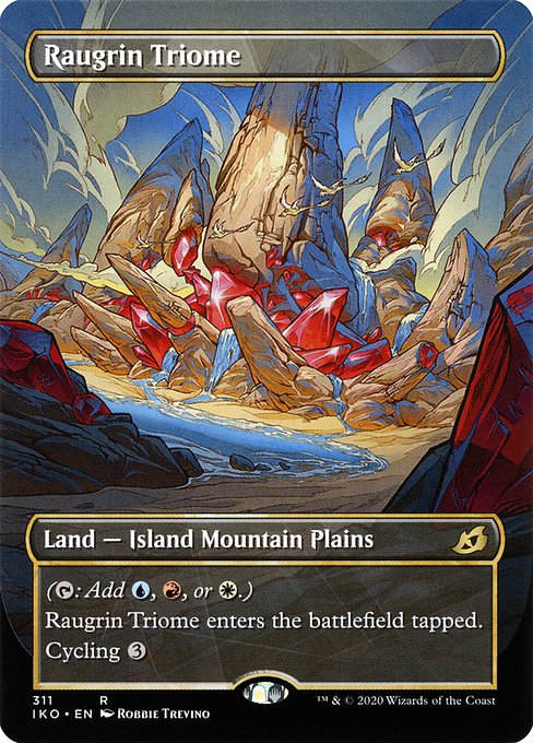 Raugrin Triome [Borderless Showcase Foil]