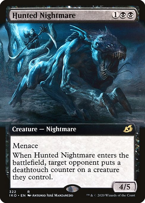 Hunted Nightmare [Extended Artwork Foil]