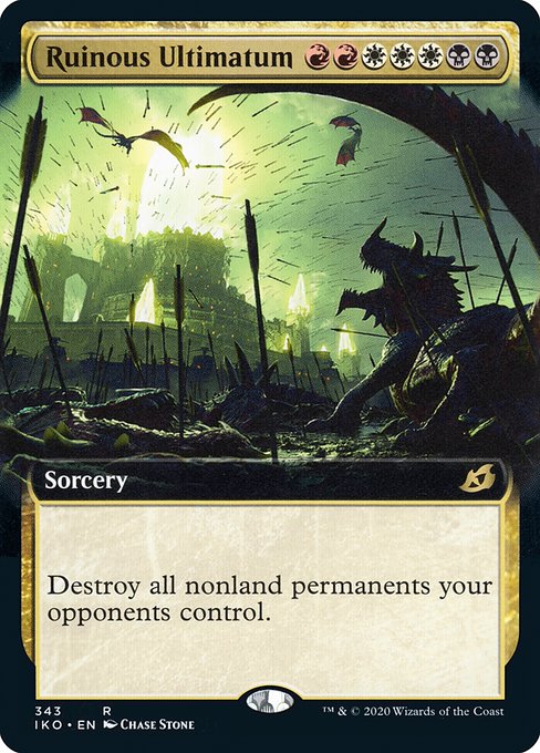 Ruinous Ultimatum [Extended Artwork Foil]