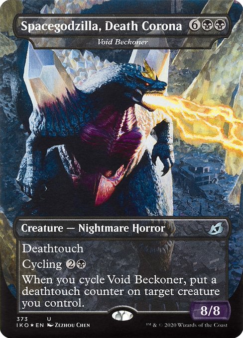 Spacegodzilla, Death Corona (Void Beckoner) [Borderless]