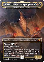 Rodan, Titan of Winged Fury (Vadrok, Apex of Thunder) [Borderless]