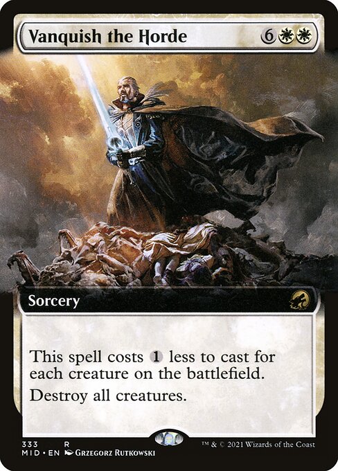 Vanquish the Horde [Extended Artwork Foil]