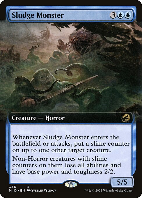 Sludge Monster [Extended Artwork Foil]