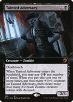 Tainted Adversary [Extended Artwork Foil]