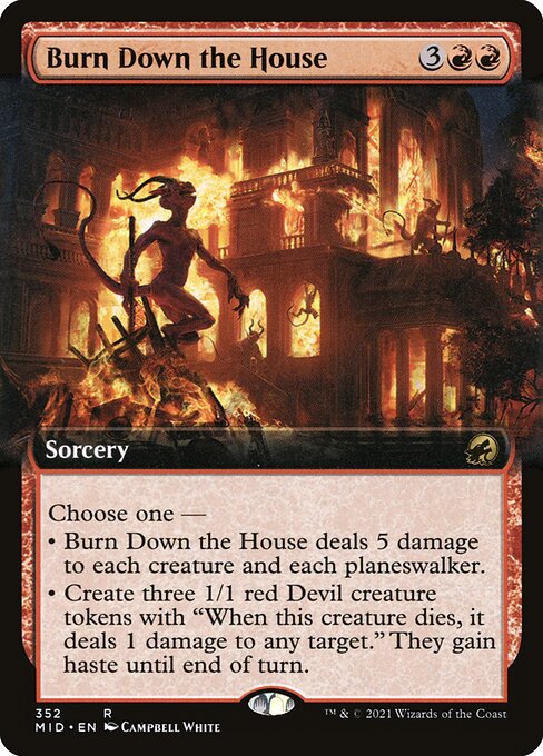 Burn Down the House [Extended Artwork Foil]