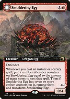 Smoldering Egg // Ashmouth Dragon [Extended Artwork]