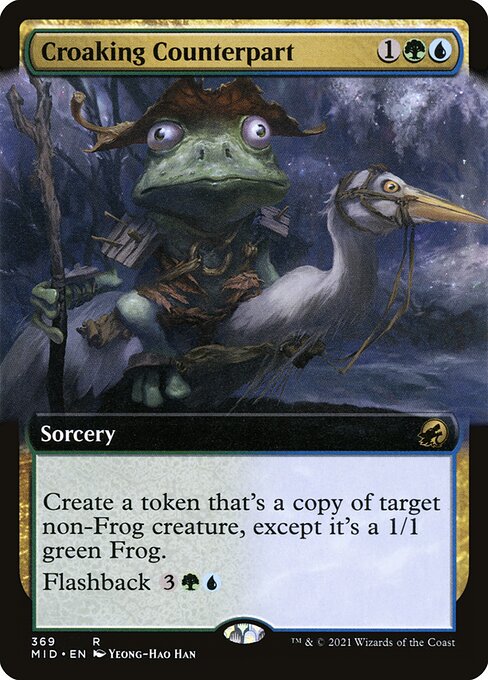Croaking Counterpart [Extended Artwork Foil]