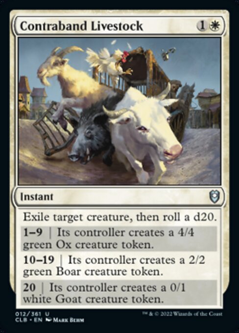 Contraband Livestock [Foil]