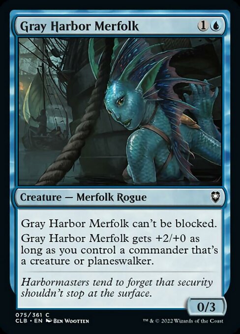 Gray Harbor Merfolk [Foil]