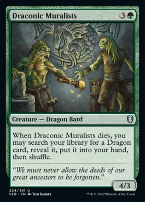 Draconic Muralists [Foil]