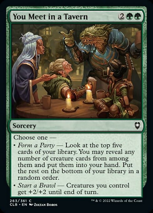 You Meet in a Tavern [Foil]