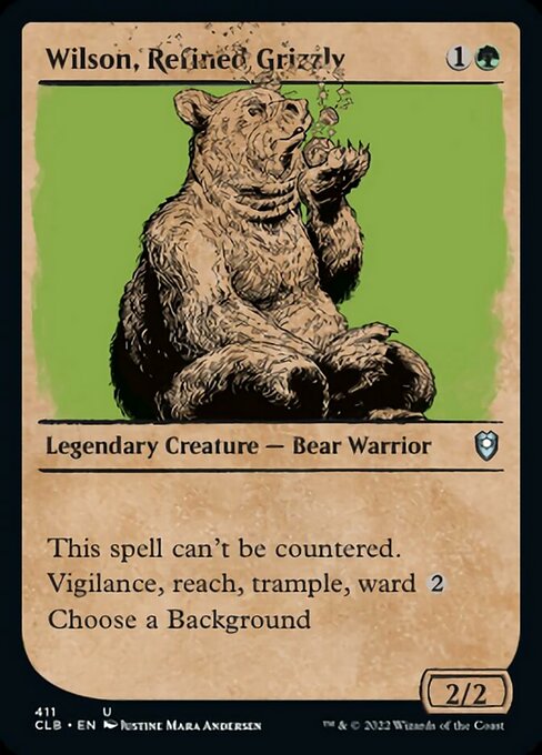 Wilson, Refined Grizzly [Showcase Foil]