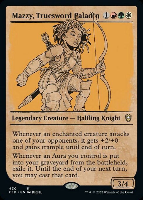 Mazzy, Truesword Paladin [Showcase Foil]