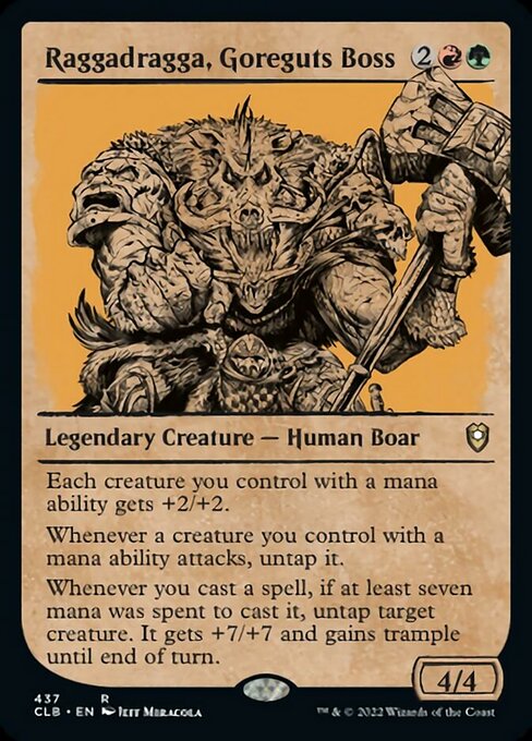 Raggadragga, Goreguts Boss [Showcase Foil]