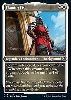 Flaming Fist [Etched Foil]