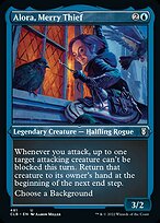 Alora, Merry Thief [Etched Foil]