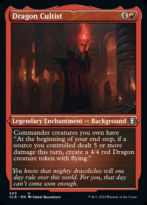 Dragon Cultist [Etched Foil]