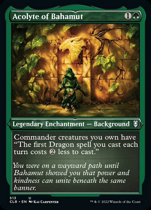 Acolyte of Bahamut [Etched Foil]