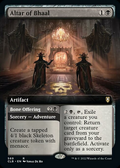 Altar of Bhaal // Bone Offering [Extended Artwork Foil]