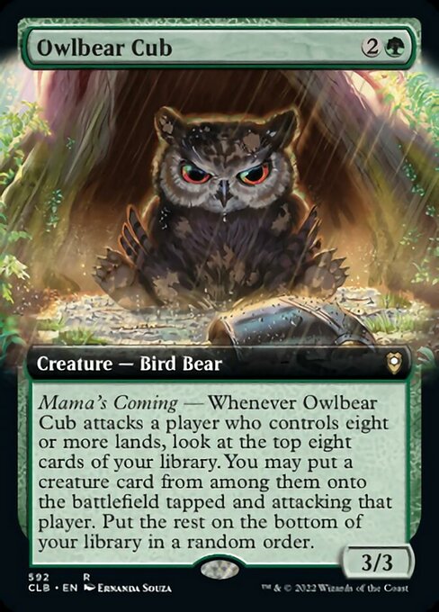 Owlbear Cub [Extended Artwork Foil]