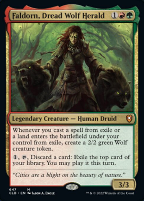 Faldorn, Dread Wolf Herald [Foil]