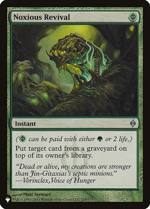 Noxious Revival [Phyrexian]