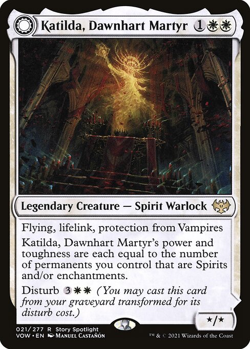Katilda, Dawnhart Martyr // Katilda's Rising Dawn [Foil]