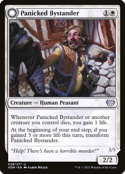 Panicked Bystander // Cackling Culprit [Foil]