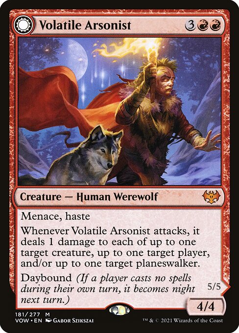 Volatile Arsonist // Dire-Strain Anarchist [Foil]