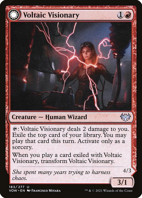 Voltaic Visionary // Volt-Charged Berserker [Foil]