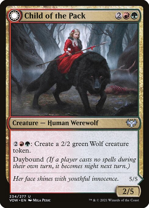 Child of the Pack // Savage Packmate [Foil]