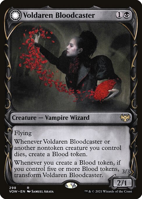 Voldaren Bloodcaster // Bloodbat Summoner [Showcase]
