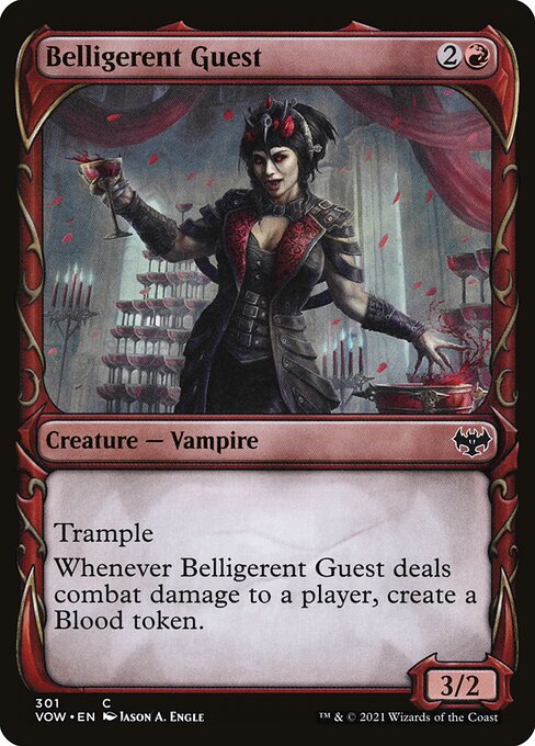 Belligerent Guest [Showcase Foil]