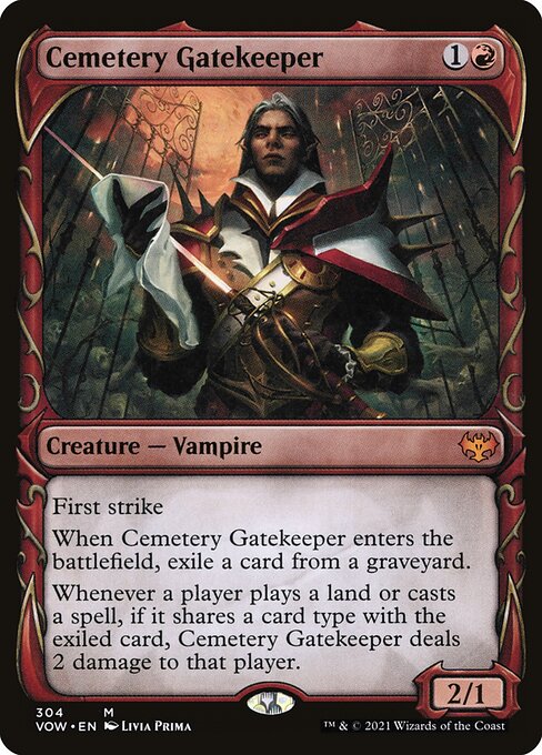 Cemetery Gatekeeper [Showcase Foil]