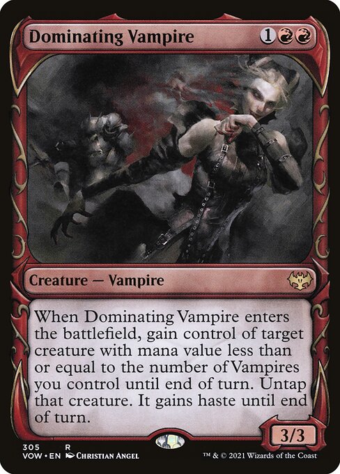 Dominating Vampire [Showcase Foil]