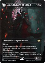 Voldaren Bloodcaster // Bloodbat Summoner [Borderless Foil]