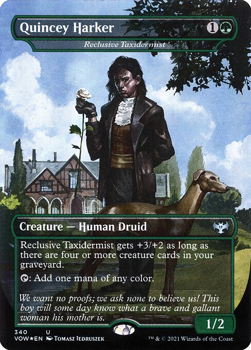 Quincey Harker (Reclusive Taxidermist) [Borderless]