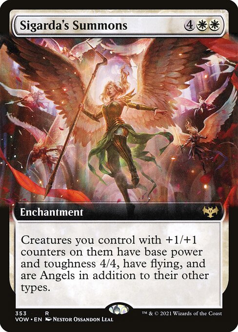Sigarda's Summons [Extended Artwork Foil]