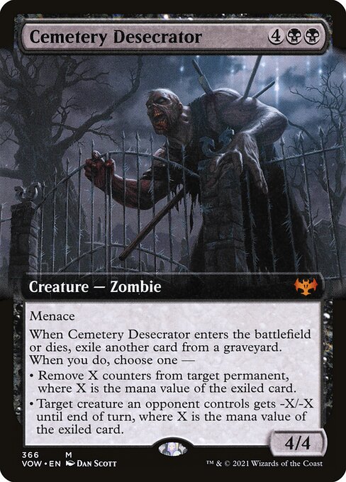 Cemetery Desecrator [Extended Artwork Foil]