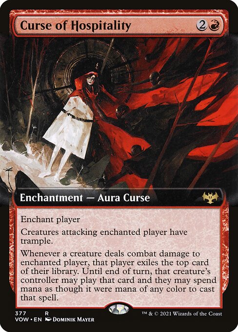 Curse of Hospitality [Extended Artwork Foil]