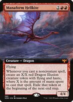 Manaform Hellkite [Extended Artwork]
