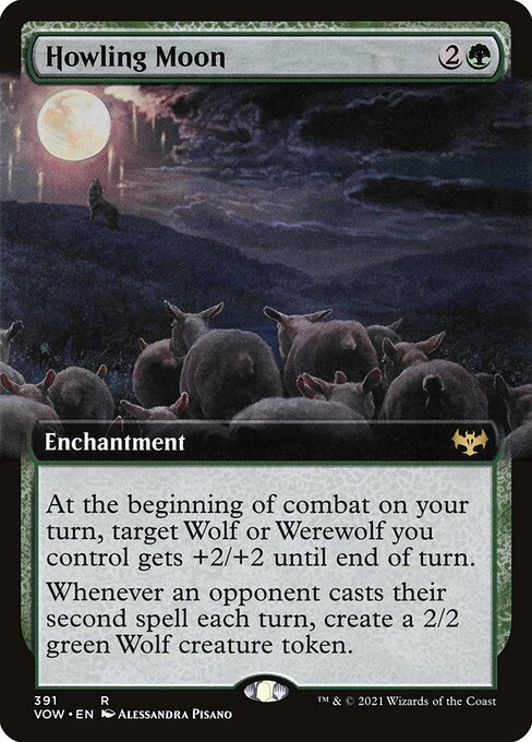 Howling Moon [Extended Artwork Foil]
