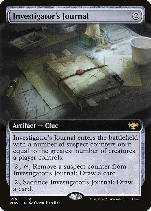 Investigator's Journal [Extended Artwork Foil]
