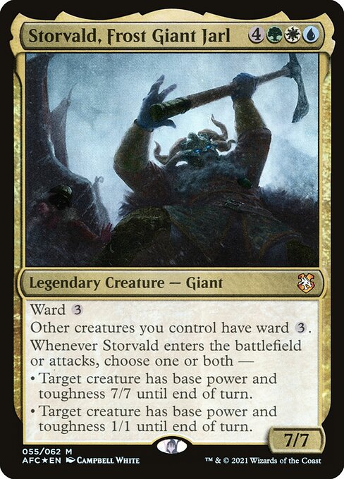 Storvald, Frost Giant Jarl [Foil]