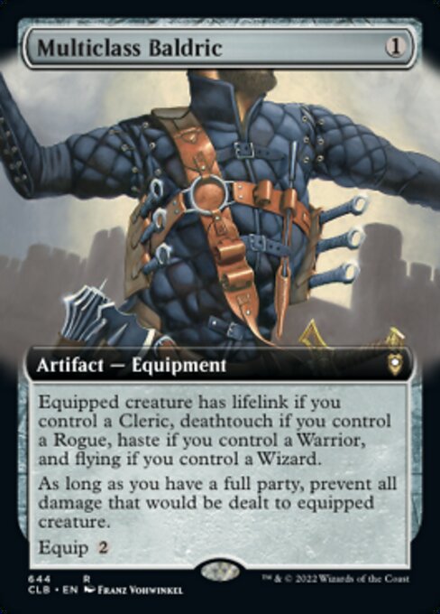 Multiclass Baldric [Extended Artwork Foil]