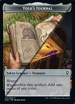 Volo's Journal Token // Treasure Token TCLB [Foil]