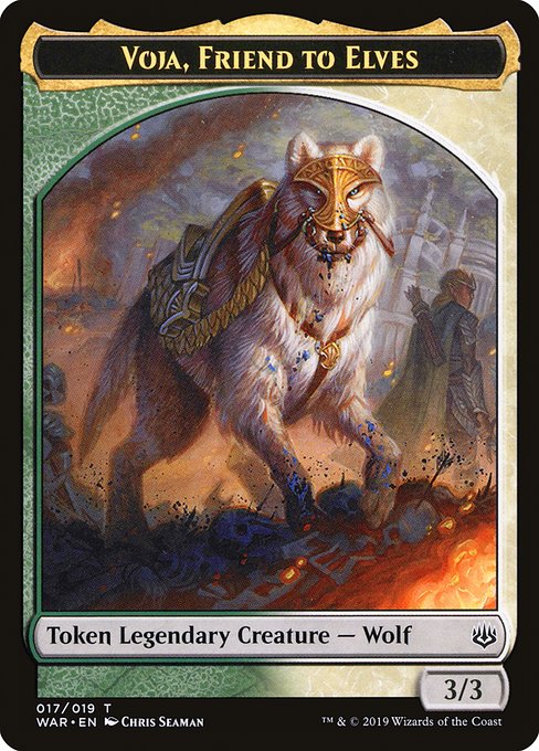 Voja, Friend to Elves Token TWAR