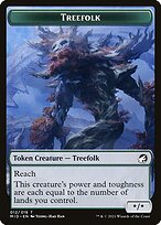 Treefolk Token TMID [Borderless]