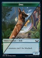 Dog Token 010 // Fish Token TSNC 004 [Foil]